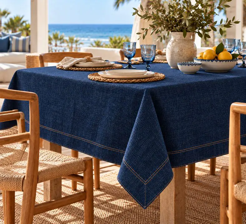 Mantel Denim Índigo de Atelier Denim